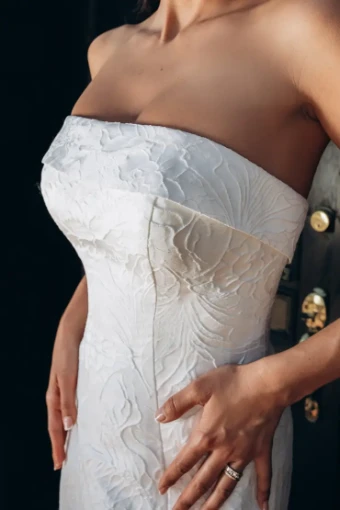 Stella York 8011 #2 Ivory Jacquard thumbnail