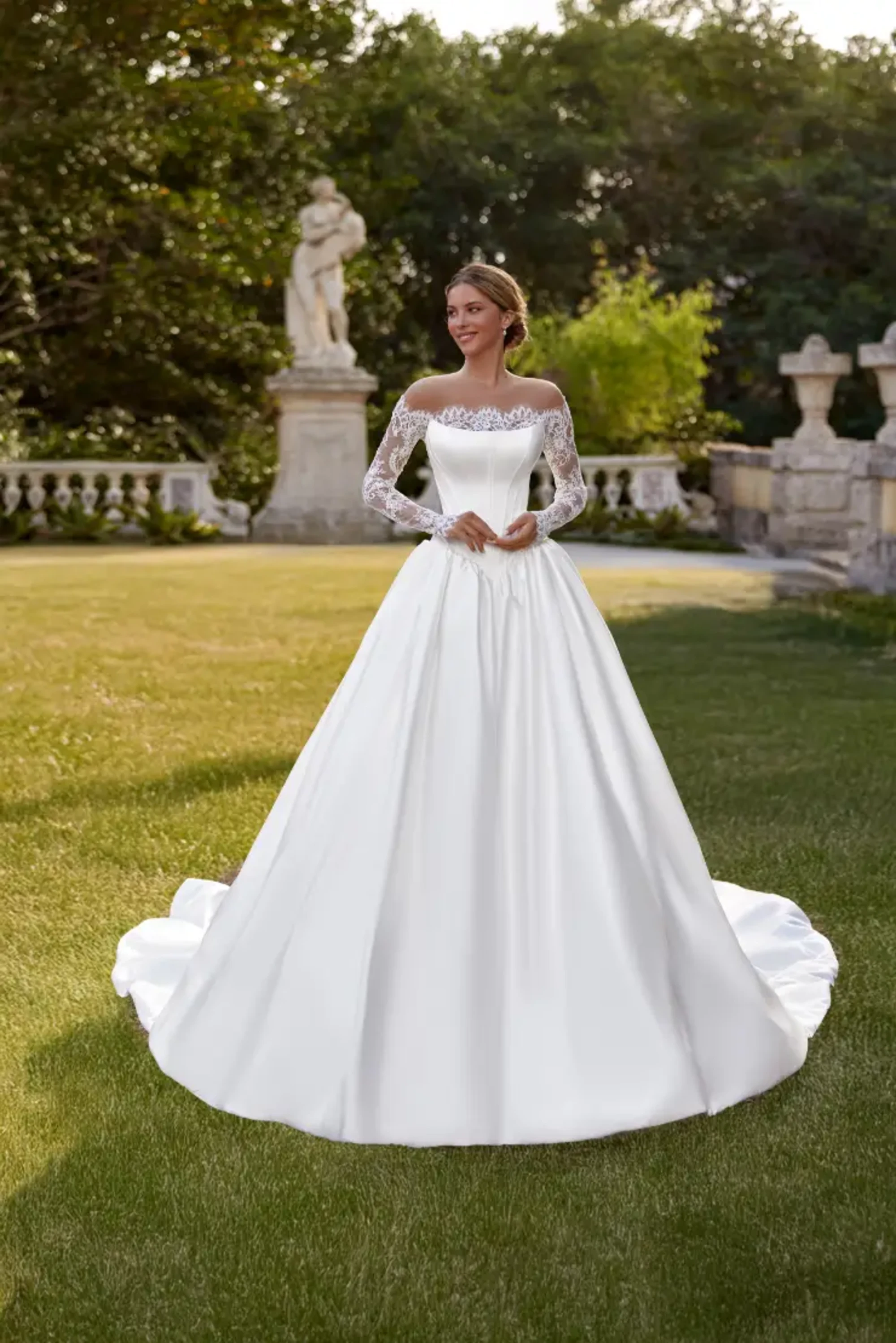 satin bolero for wedding dress Poly Satin Formal White Long Sleeve Bolero Jacket Wedding/Bridal