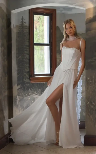 Essense of Australia D4483 #0 default Ivory thumbnail