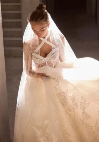 Morilee Myra ~ 2956 #4 Ivory/Honey thumbnail