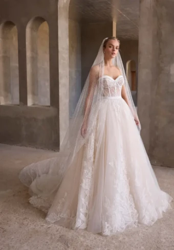 Morilee Myra ~ 2956 #3 Ivory/Honey thumbnail