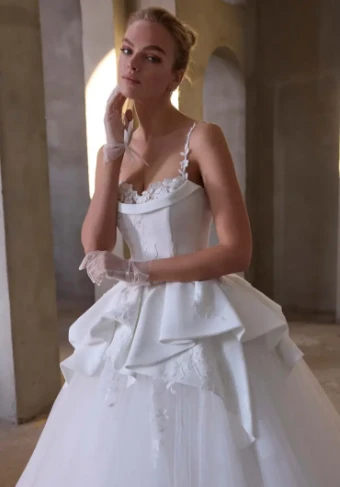 Morilee Liliah ~ 2993 #2 Ivory/Honey thumbnail