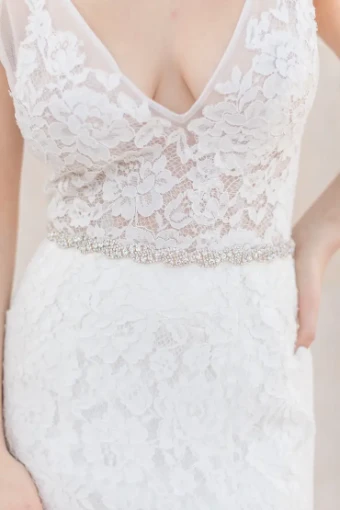 Amanda Judge - Untamed Petals Aliza ~ Belt #0 default Ivory thumbnail