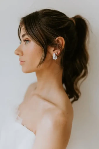 Amanda Judge - Untamed Petals Carla ~ Earrings #4 default Gold thumbnail