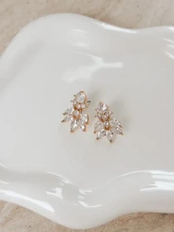 Amanda Judge - Untamed Petals Carla ~ Earrings #0 default Gold thumbnail