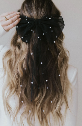 Amanda Judge - Untamed Petals Penelope Bow - Pearl Tulle #2 default Ivory thumbnail