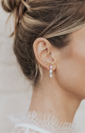 Amanda Judge - Untamed Petals Baha ~ Earrings #0 default Silver thumbnail