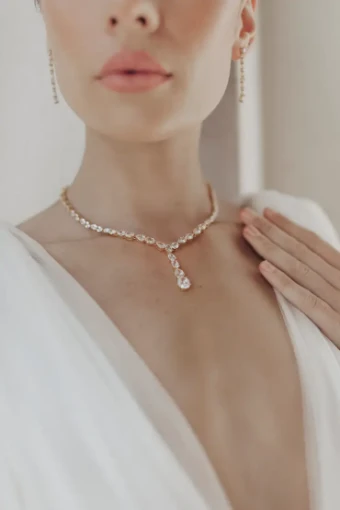 Amanda Judge - Untamed Petals Gravity ~ Necklace #1 Silver thumbnail