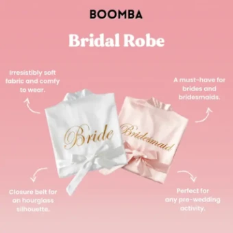 Boomba BOOMBA Bridal Robe #10 White thumbnail
