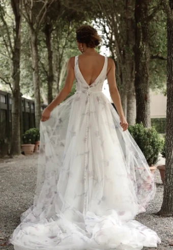 Essense of Australia D4165 #1 Ivory/Lavender/Rum thumbnail