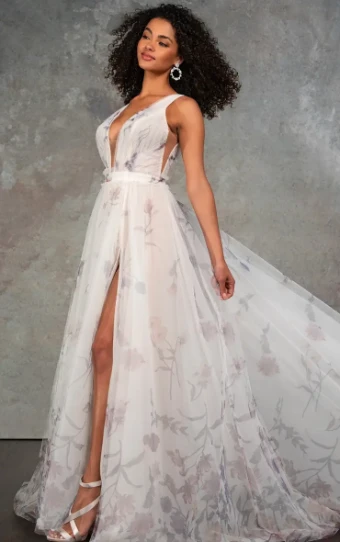 Essense of Australia D4165 #6 Ivory/Lavender/Rum thumbnail