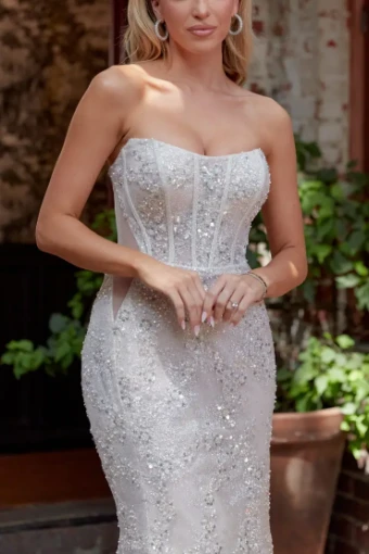 Essense of Australia D4184 #4 default Ivory/Silver/Rum thumbnail