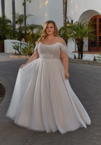 Julietta by Morilee Luna ~ 3399 (Lined or Unlined) #0 default Ivory/Champagne/Honey thumbnail