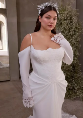 Julietta by Morilee Valeria ~ 3472 #3 Ivory thumbnail