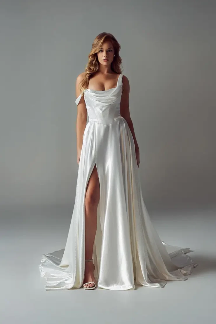 white christmas dresses DESIGN YOUR DREAM WEDDING DRESS – Lawrencia Bridal Couture main image 1