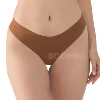 Boomba BOOMBA Low-Rise Thong Underwear #4 Beige thumbnail