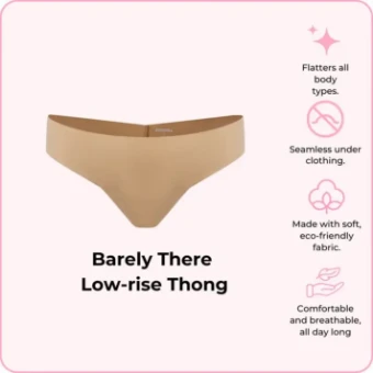 Boomba BOOMBA Low-Rise Thong Underwear #0 default Beige thumbnail