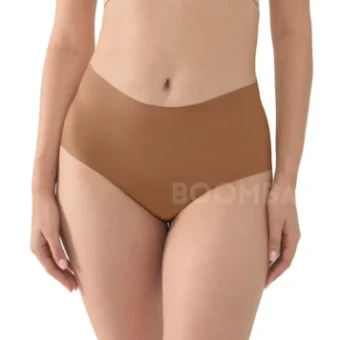 Boomba BOOMBA Mid-Rise Cheeky Underwear #5 Beige thumbnail