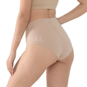 Boomba BOOMBA Mid-Rise Cheeky Underwear #3 Beige thumbnail