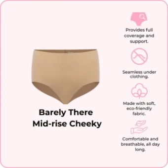 Boomba BOOMBA Mid-Rise Cheeky Underwear #0 default Beige thumbnail