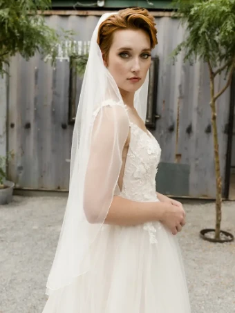 EnVogue Bridal V2292SF (enVouge Veil) Fingertip #0 default Ivory thumbnail