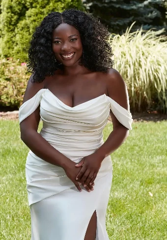 Julietta by Morilee Nicky ~ 3412* (w/Slit) #2 Ivory/Porcelain thumbnail