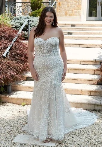 Julietta by Morilee Nahla ~ 3415* (Lined or Unlined) #2 Ivory/Ivory thumbnail