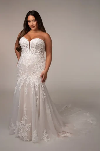 Stella York SY8415 #2 Ivory/Biscotti thumbnail